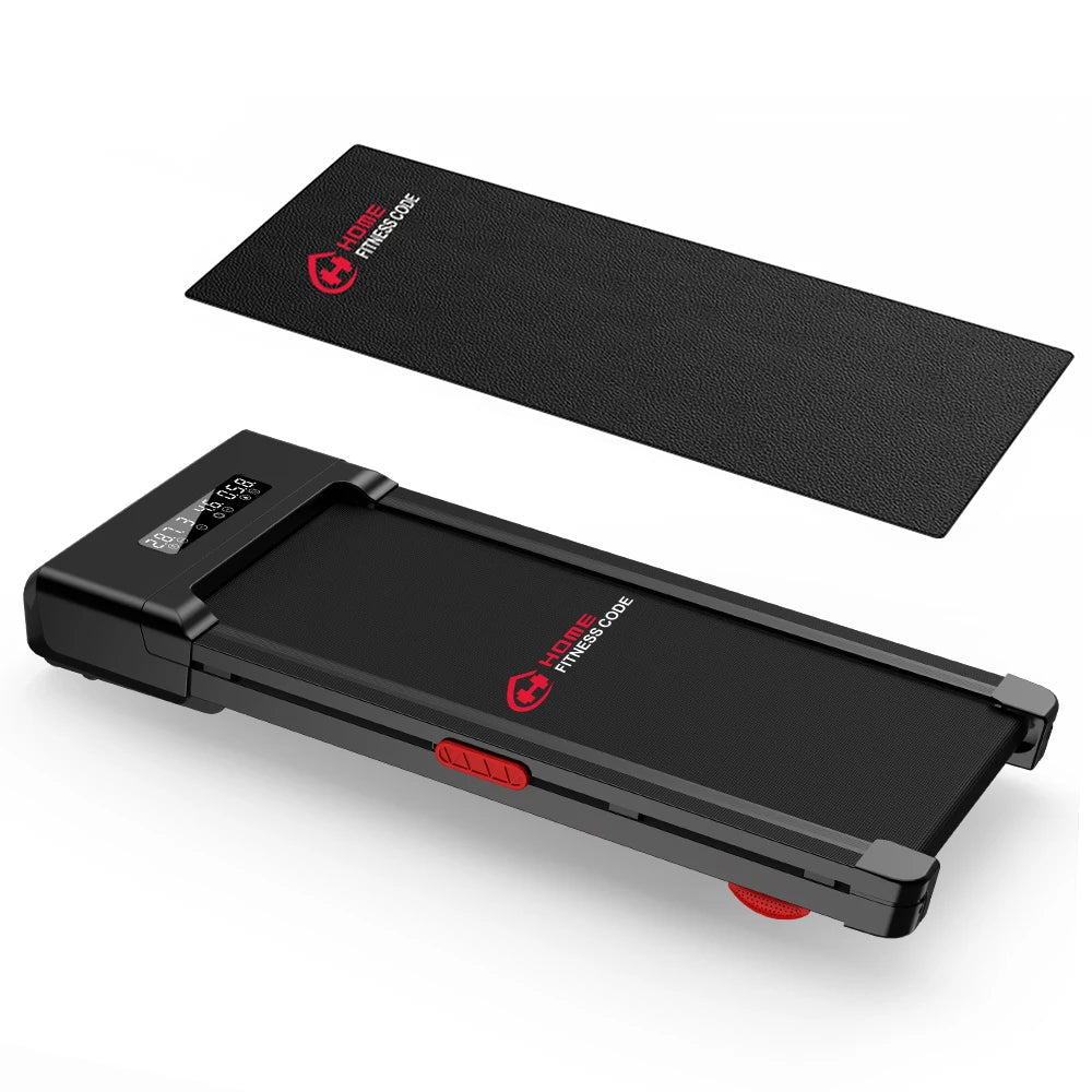 Walking Pad Treadmill for Home 9%Incline Under Desk Treadmill 3.0HP Quiet Motor Walking Running Machine with LCD Displa