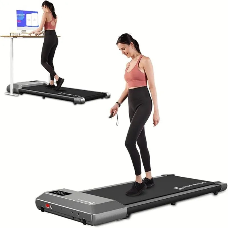 2-in-1 Portable Walking Pad Treadmill for Home & Office Use