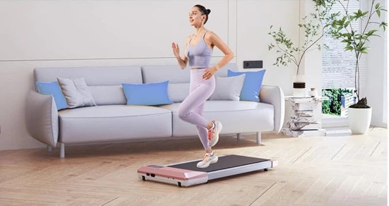 2-in-1 Portable Walking Pad Treadmill for Home & Office Use