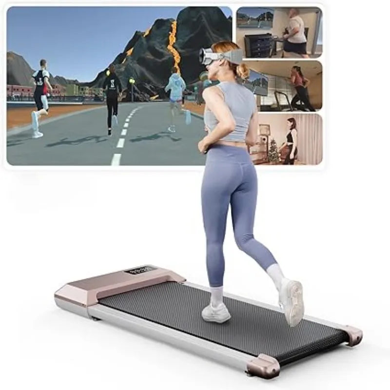2-in-1 Portable Walking Pad Treadmill for Home & Office Use